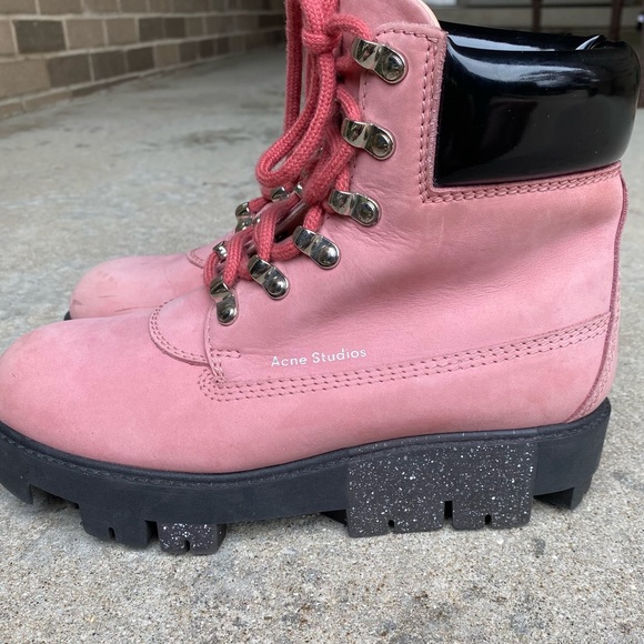 Acne studios Telde lugsole hiking boots - Picture 3 of 9